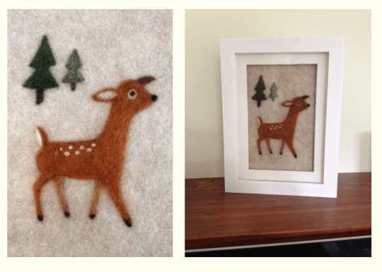 needle-felted-deer