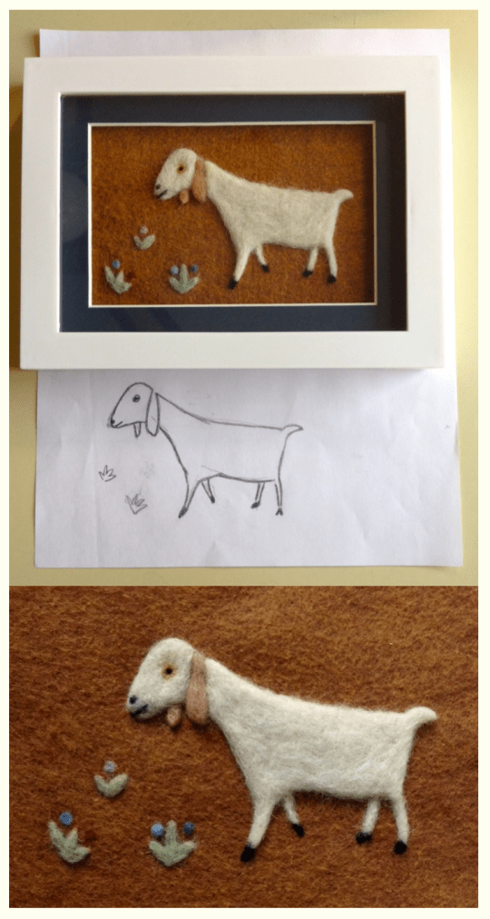 needle-felted-goat