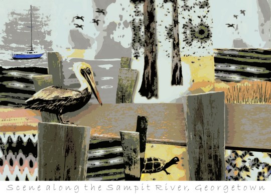 Scene along the Sampit River 1