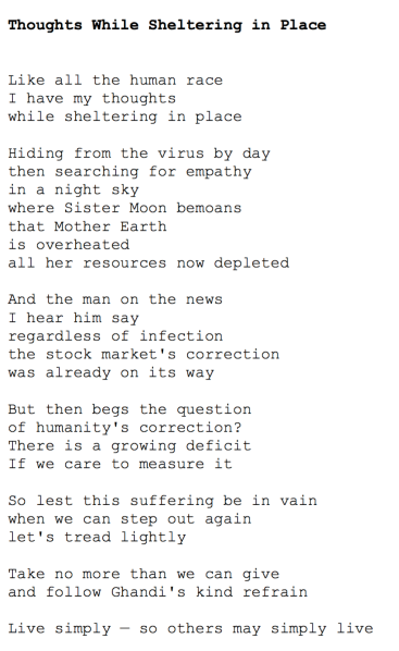 Poem screenshot